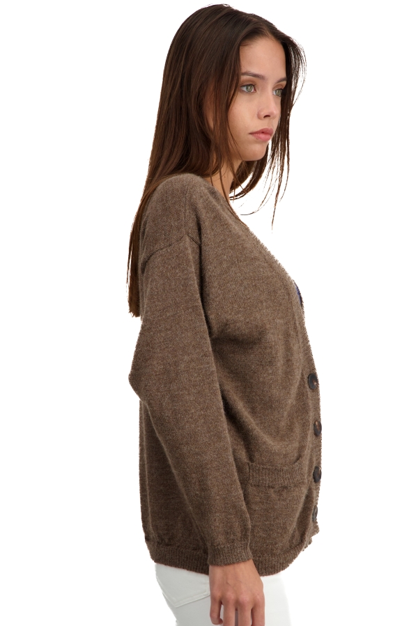Baby Alpaca ladies cardigans toulouse natural s
